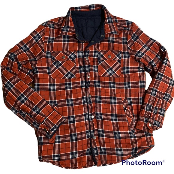 Grays Peak Outdoors Lightweight Reversible Shirt Jacket Size M - Picture 2 of 9